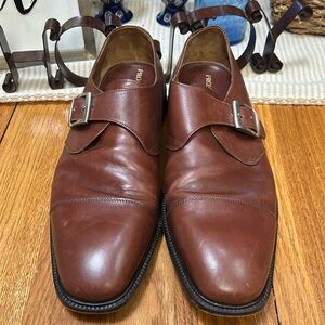 Mens Pronto Uomo Monkstrap Shoes